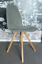 Spoinq stoel Square Vlecht Blue