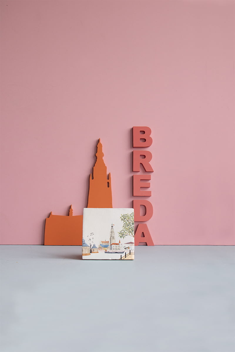 Storytiles Tegeltje stad Breda