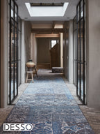 Tarkett vloerkleed Desso Ex blauw