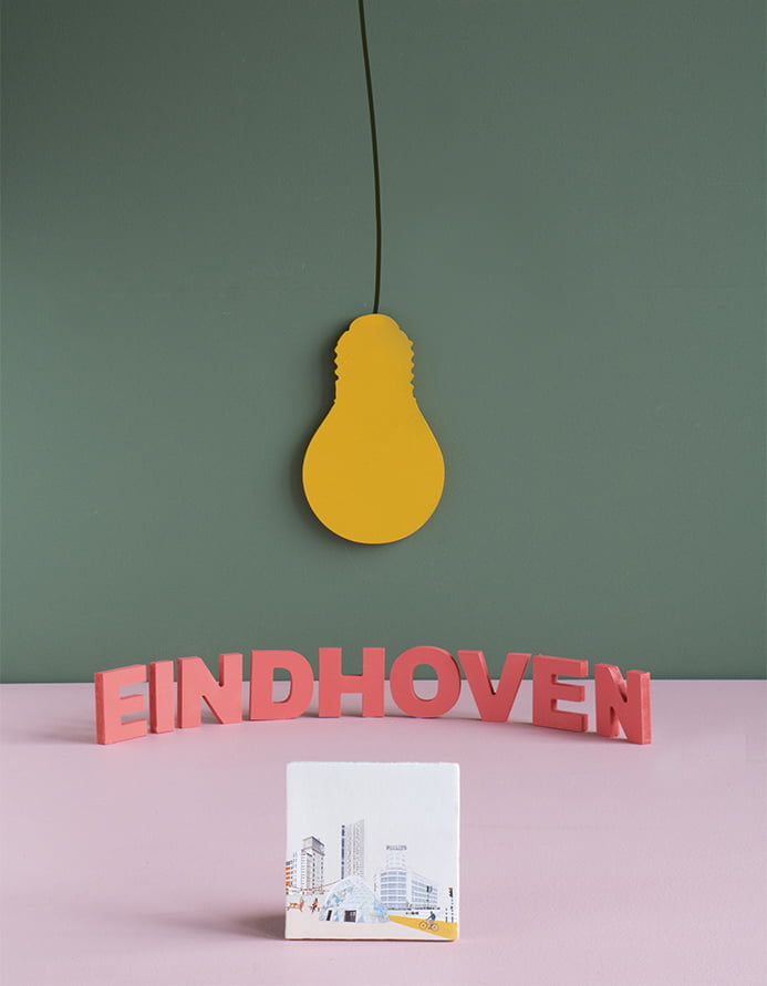 Storytiles Tegeltje stad Eindhoven