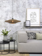 GOOD&MOJO bamboe lamp Bali M als hanglamp.