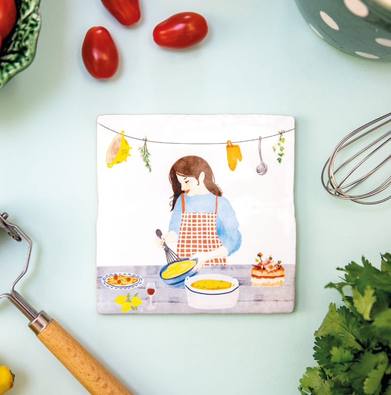 Storytiles Tegeltje Keukenprinses