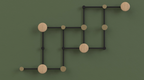 LoCa X-TEND kapstok in de kleur oak met een geometrisch ontwerp.
