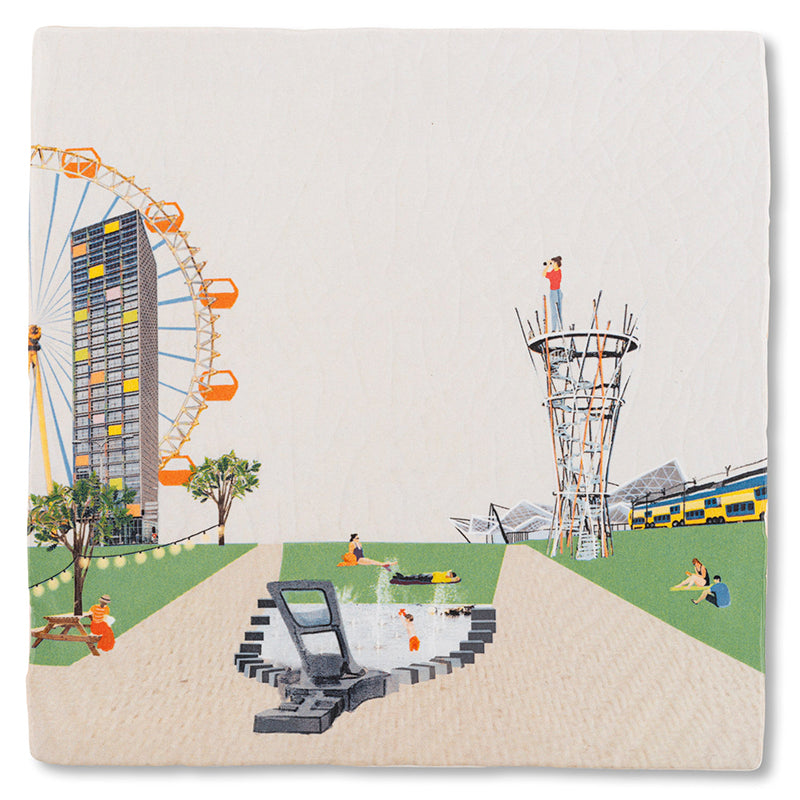 Storytiles Tegeltje stad Tilburg