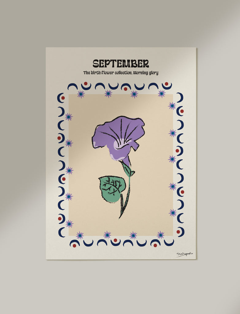 Studiogup Birth Flower poster - September