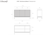 Ethnicraft Grooves Dressoir