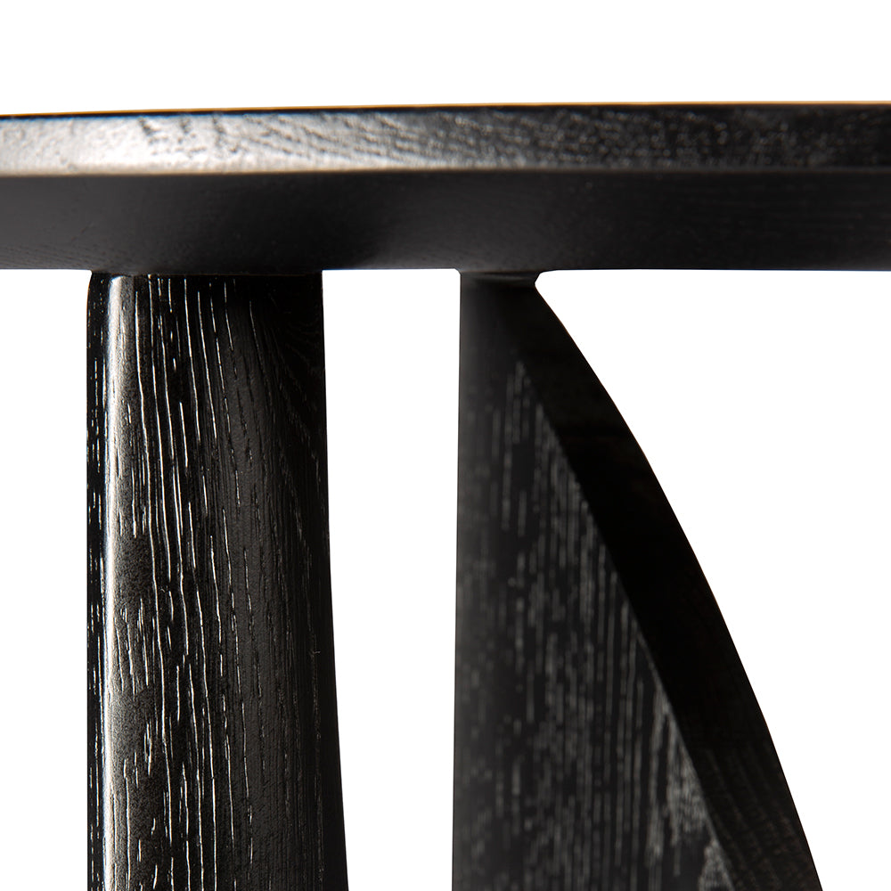 Ethnicraft Bijzettafel Geometric Zwart