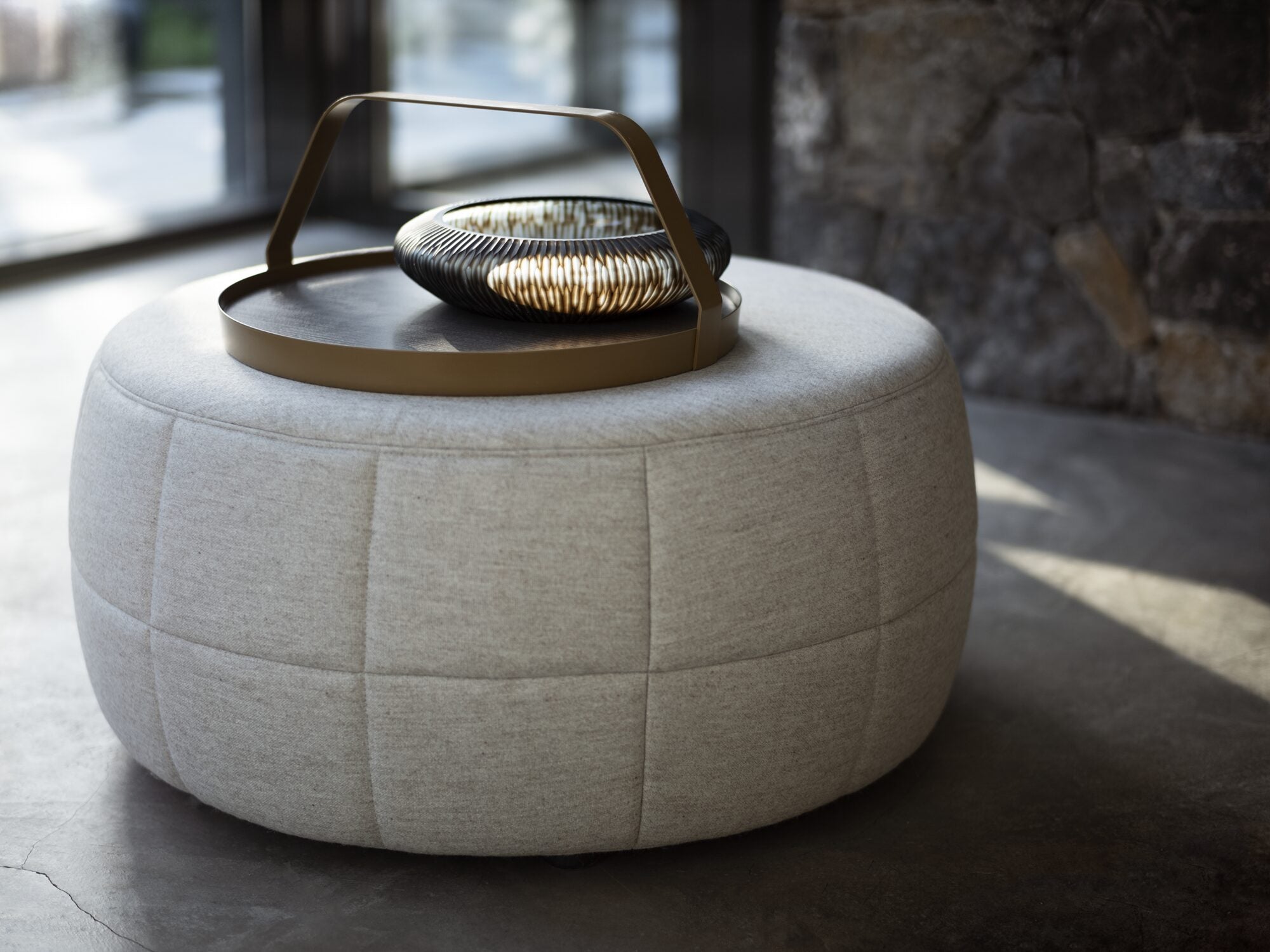 Design on Stock Barrell poef/kruk