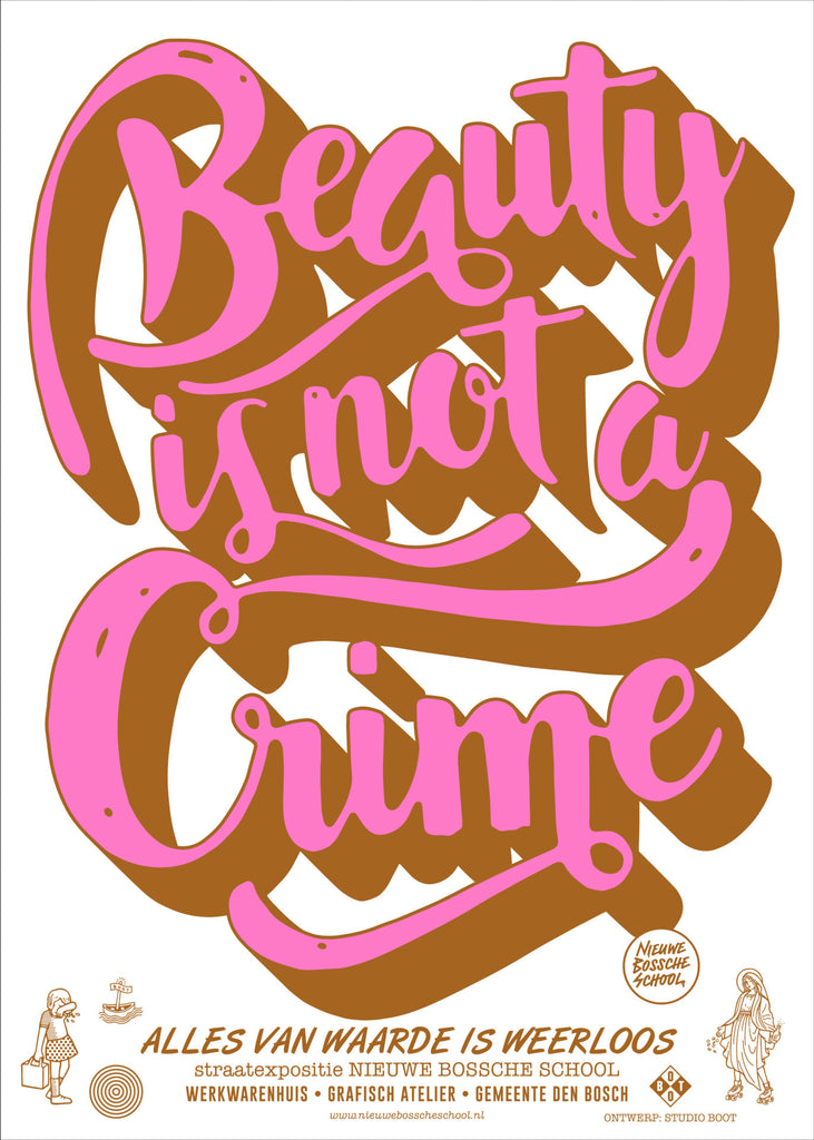 Poster Beauty is not a Crime