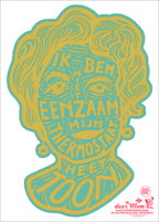 Poster Studio Boot NIET EENZAAM