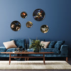 Heinen Delfts Blauw Wandbord Boomblauwtje vlinder