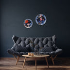 Heinen Delfts Blauw Wandbord Gouden Eeuw