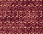 Tarkett vloerkleed honingraat rood