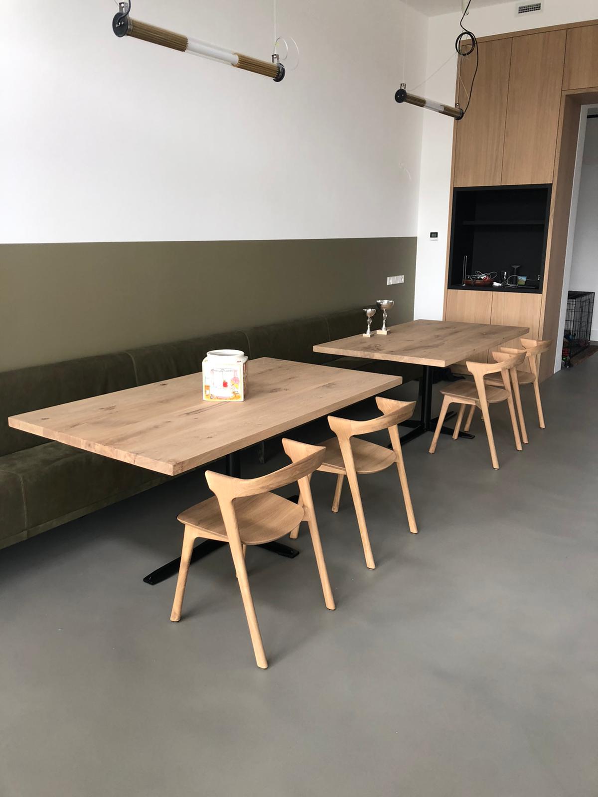 Leren Eetkamerbank NICO ARMY