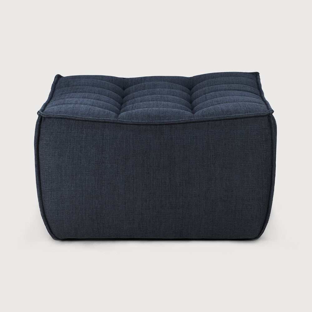 ethnicraft poef voetenbank n701 grafiet