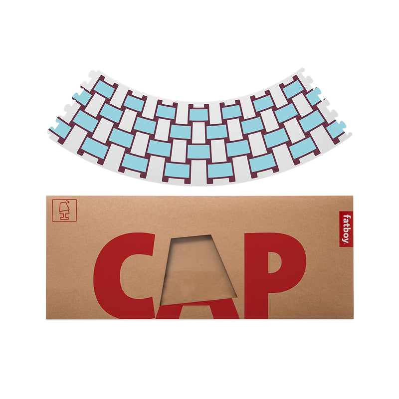 Fatboy Cooper Cappie Basket Weave Sky verpakking.