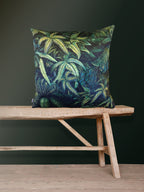 Velvet Green Fern kussen