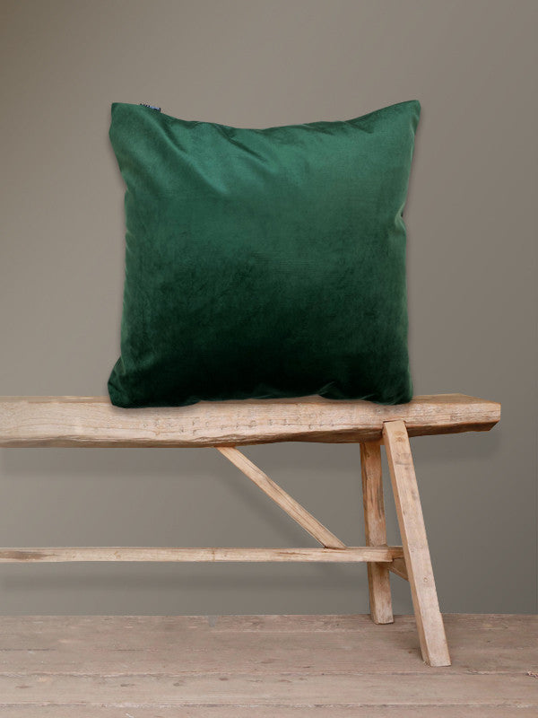 Velvet kussen groen