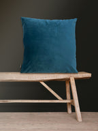 Vanilla Fly kussen petrol blauw