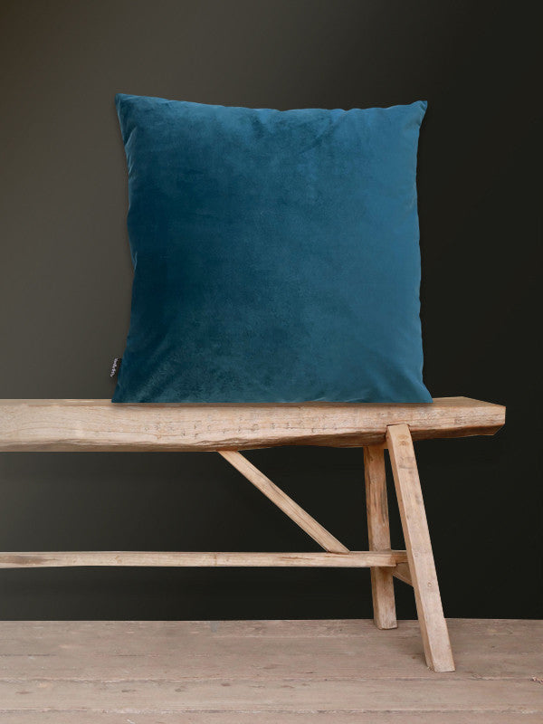 Vanilla Fly kussen petrol blauw