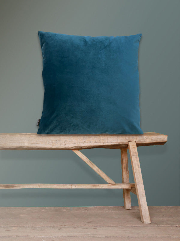 Vanilla Fly kussen petrol blauw