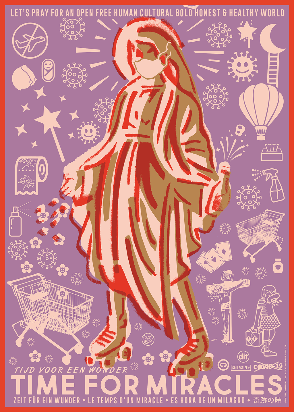 Poster moderne Maria - Time for Miracles