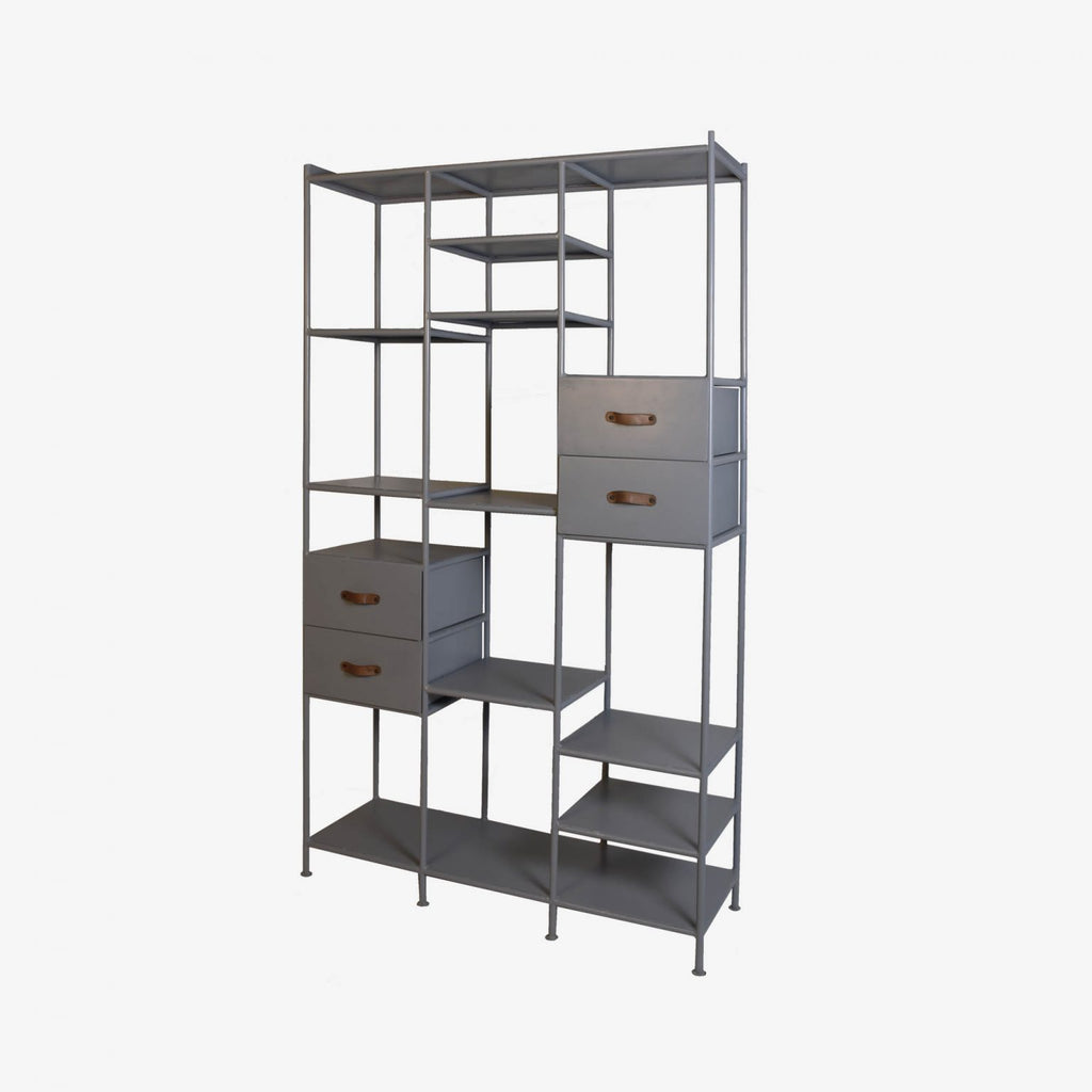 New Routz open kast Indi Grijs.