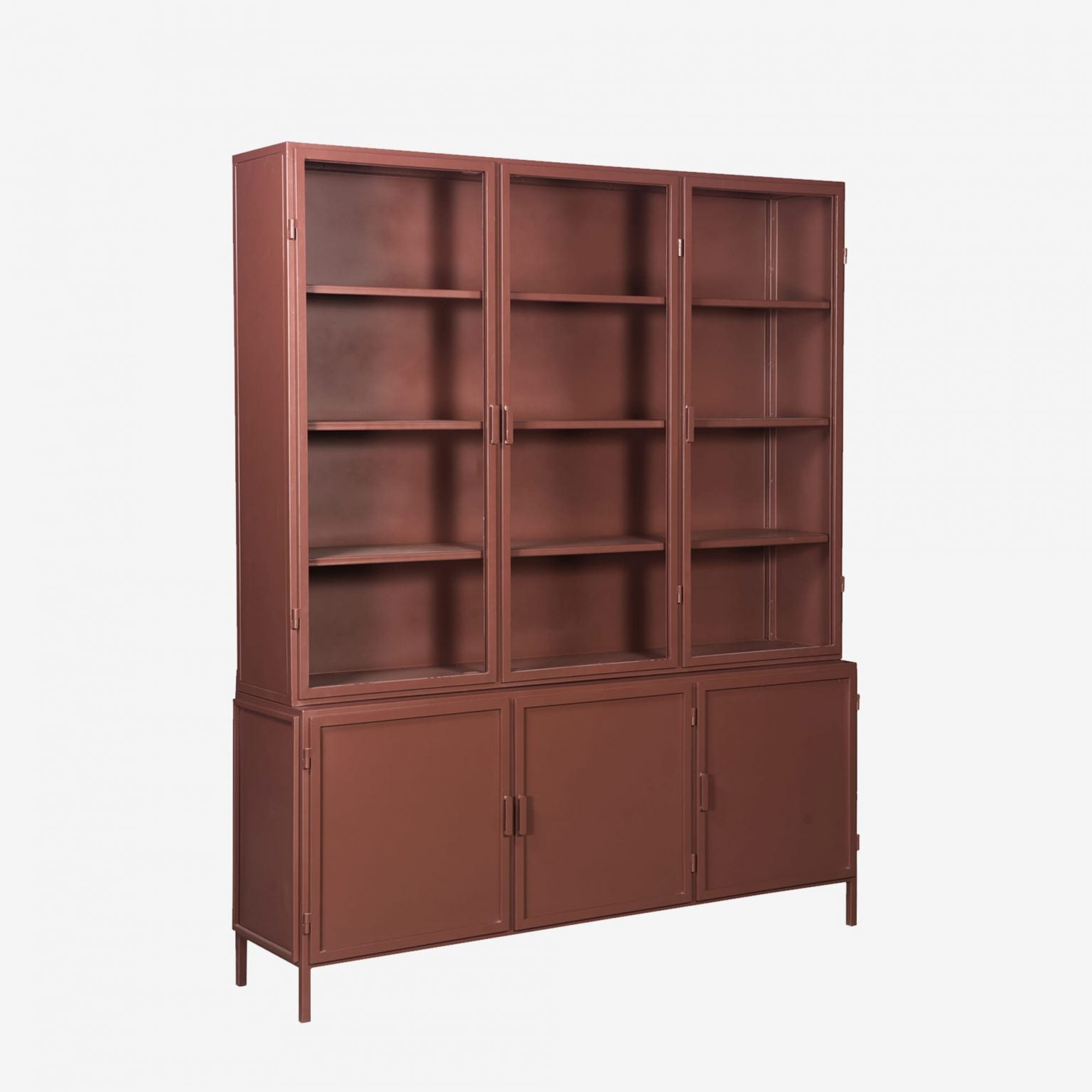 new routz vitrinekast garland 6-deurs terra