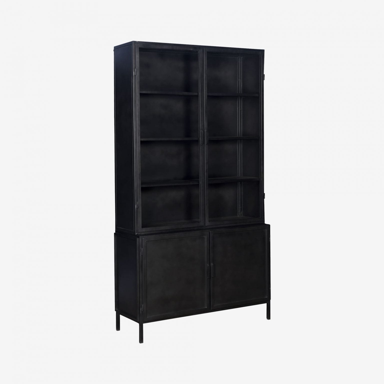 new routz vitrinekast garland zwart