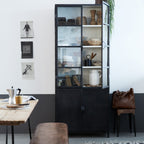 New Routz vitrinekast Seattle zwart.