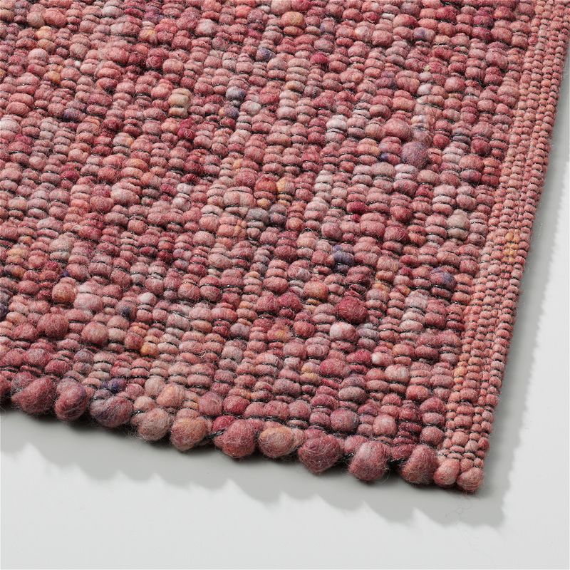 Perletta vloerkleed Gravel in de kleur Brick 216.
