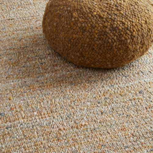 Perletta vloerkleed Gravel close-up.