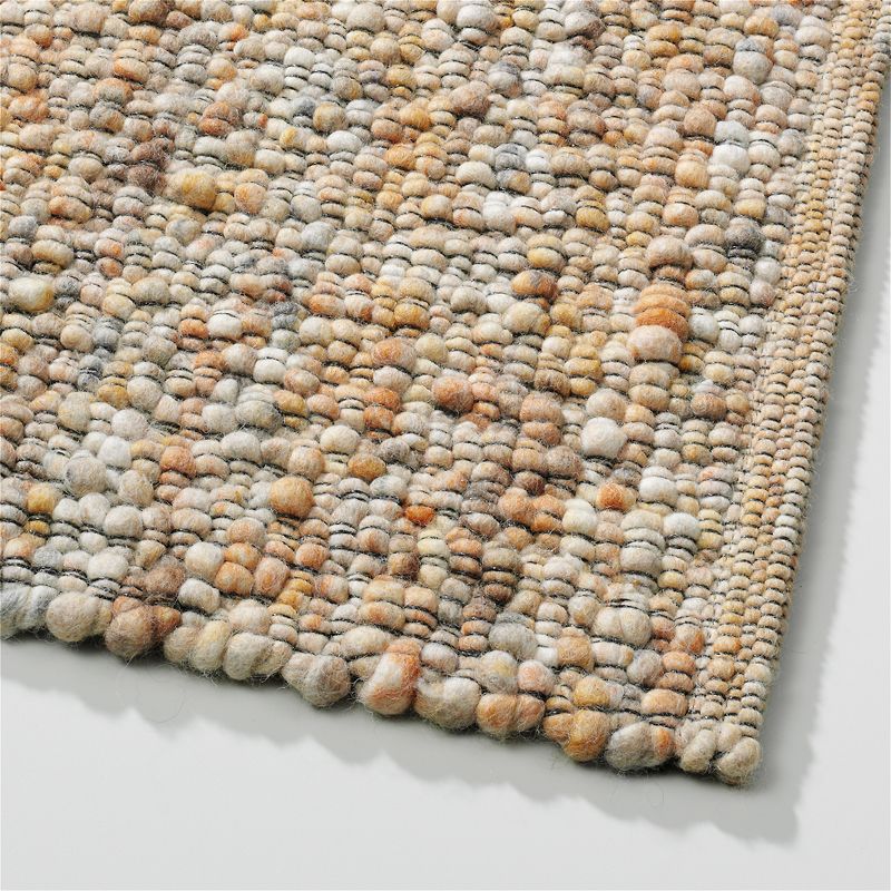 Perletta vloerkleed Gravel in de kleur Honey 423.