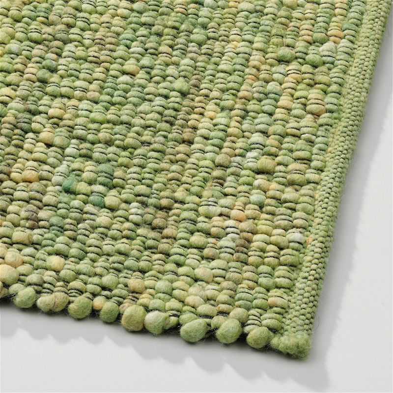 Perletta vloerkleed Gravel in de kleur Lime 040.