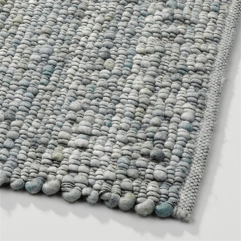 Perletta vloerkleed Gravel in de kleur Mint 343.