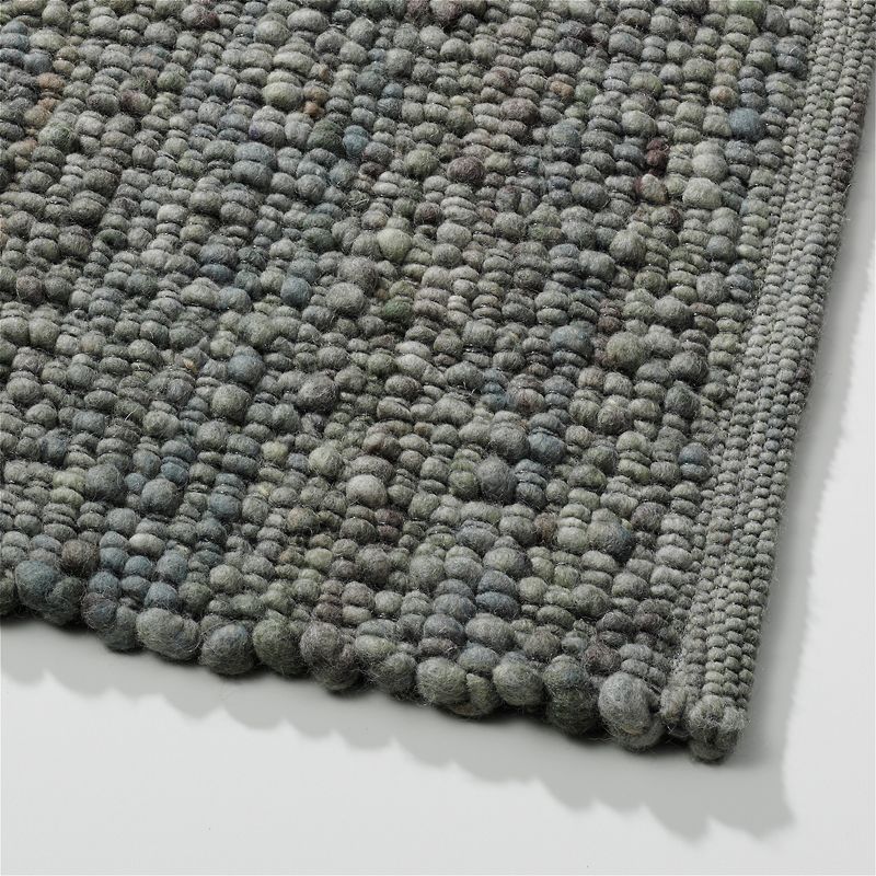 Perletta vloerkleed Gravel in de kleur Olive 448.