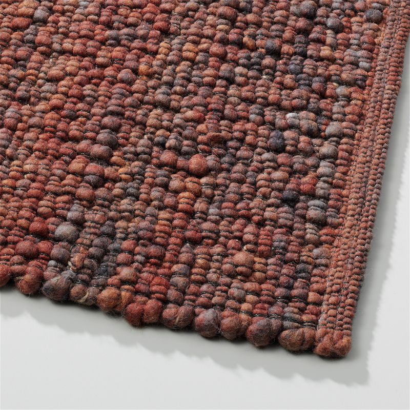 Perletta vloerkleed Gravel in de kleur Rust 425.