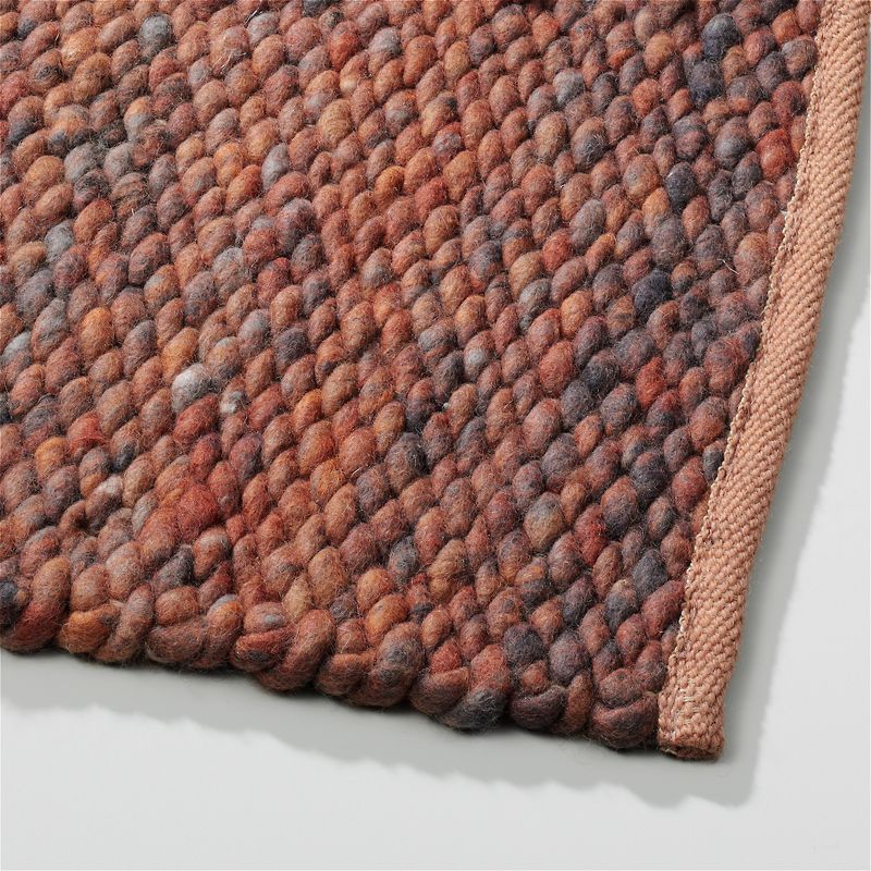 Perletta vloerkleed Limone in de kleur Rust 425.