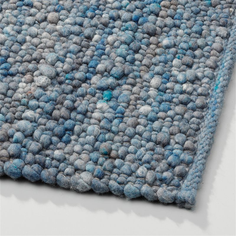 Perletta vloerkleed Pebbles in de kleur Aqua 153.