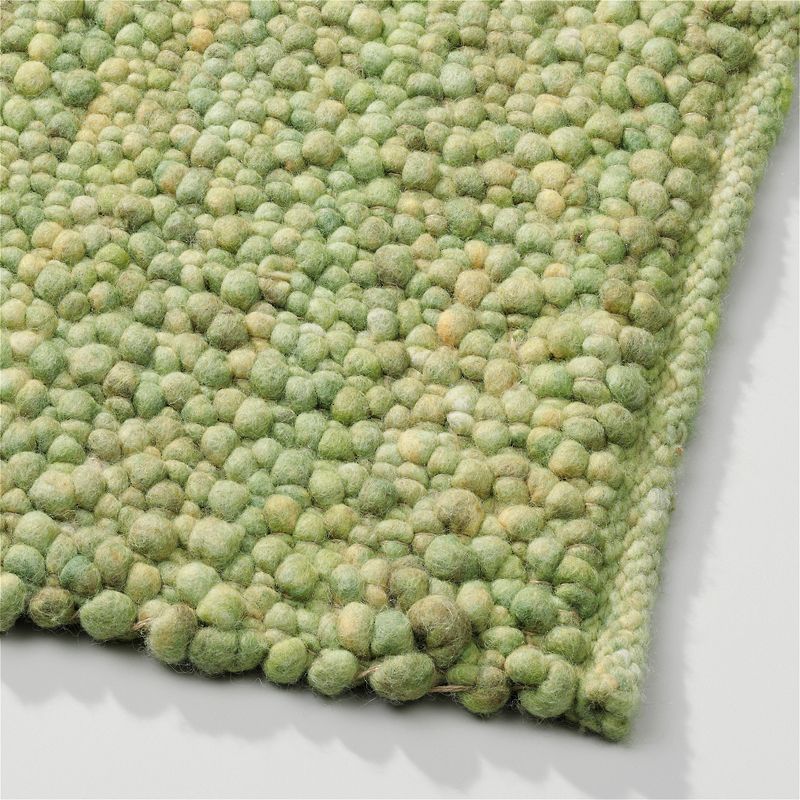 Perletta vloerkleed Pebbles in de kleur Lime 040.