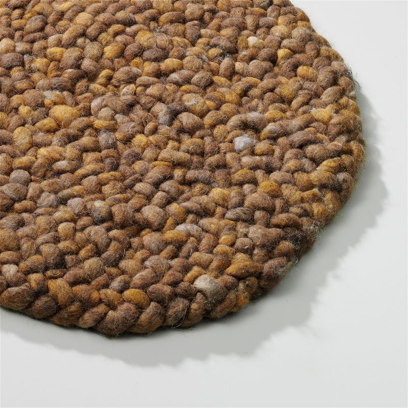 Perletta vloerkleed Roundabout in de kleur Bronze 462.