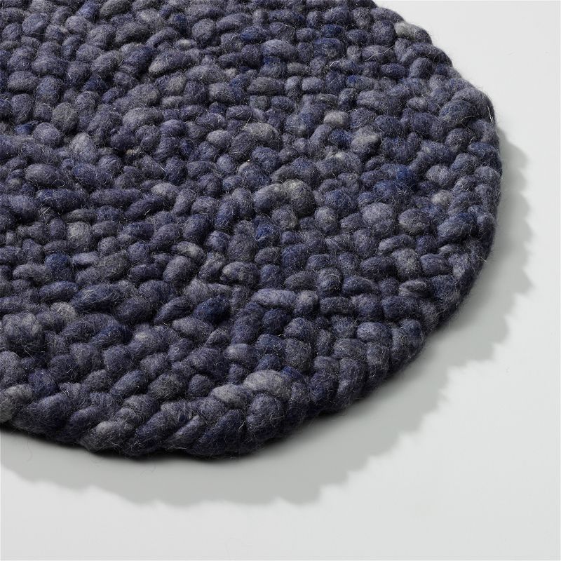 Perletta vloerkleed Roundabout in de kleur Denim 459.