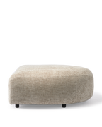 Pols Potten A-round U-bank hocker in de kleur ecru.