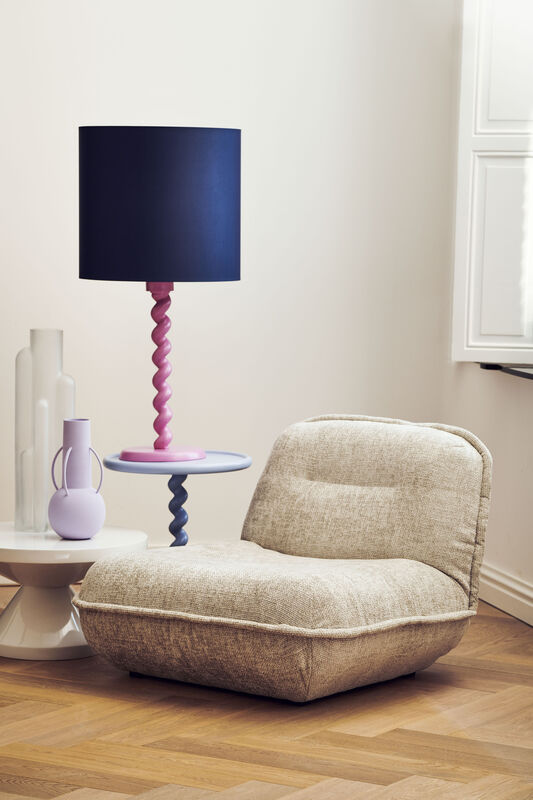 Pols Potten Puff Lounge Chair Ecru sfeerbeeld.