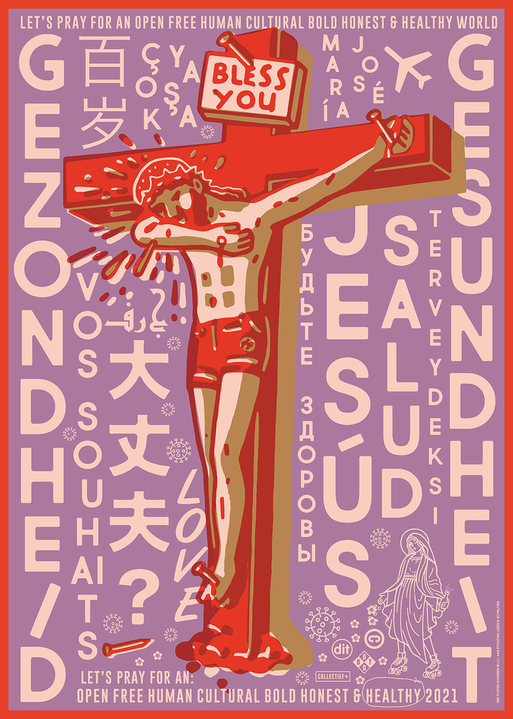 Poster Moderne Jezus - Time for Miracles | Collectief+