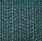 Raaf sierkussen Pascal close-up.