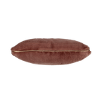 Raaf sierkussen Bontje mauve 35x50 centimeter zijkant.