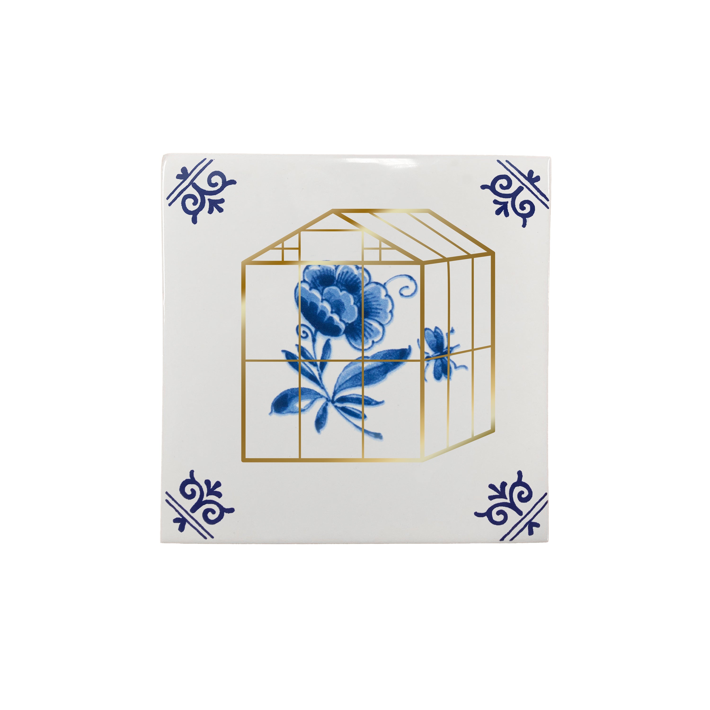 Royal Delft Goldie Tiles - Uit de kas