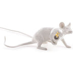 Seletti mouselamp liggend wit