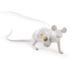 Seletti mouselamp liggend wit